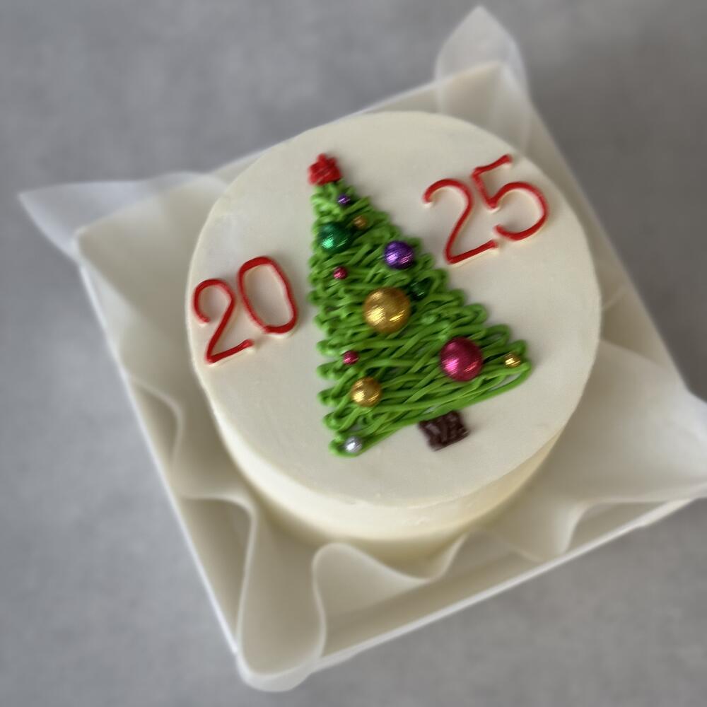 Бенто торт елка новый год