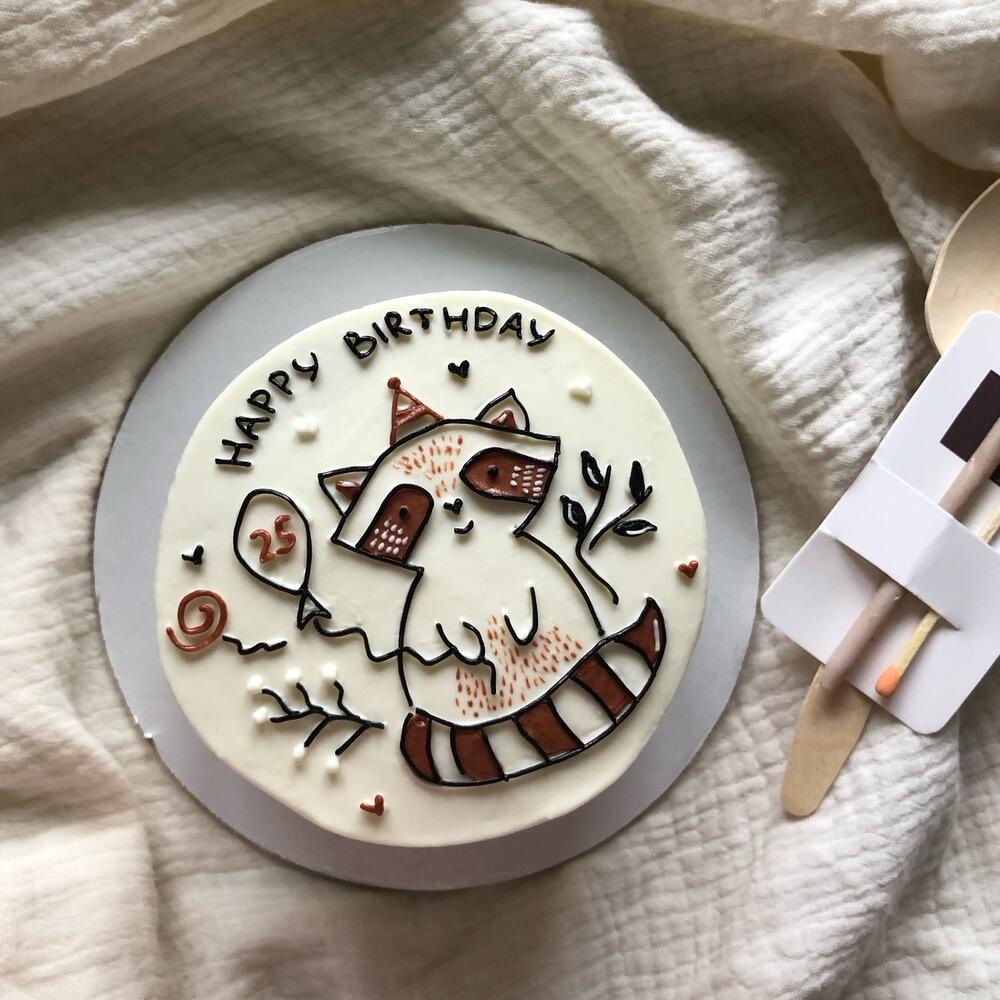 Бенто - торт енот 🦝