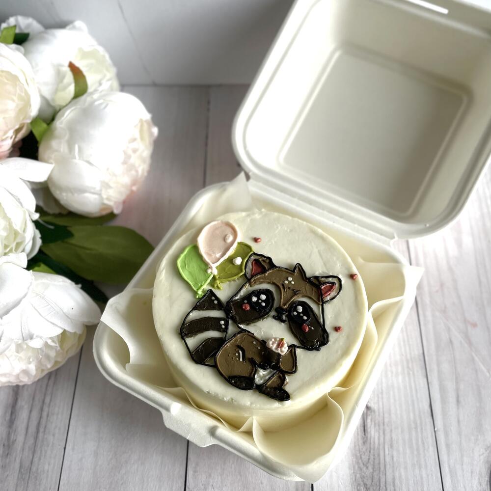 Бенто - торт енот 🦝