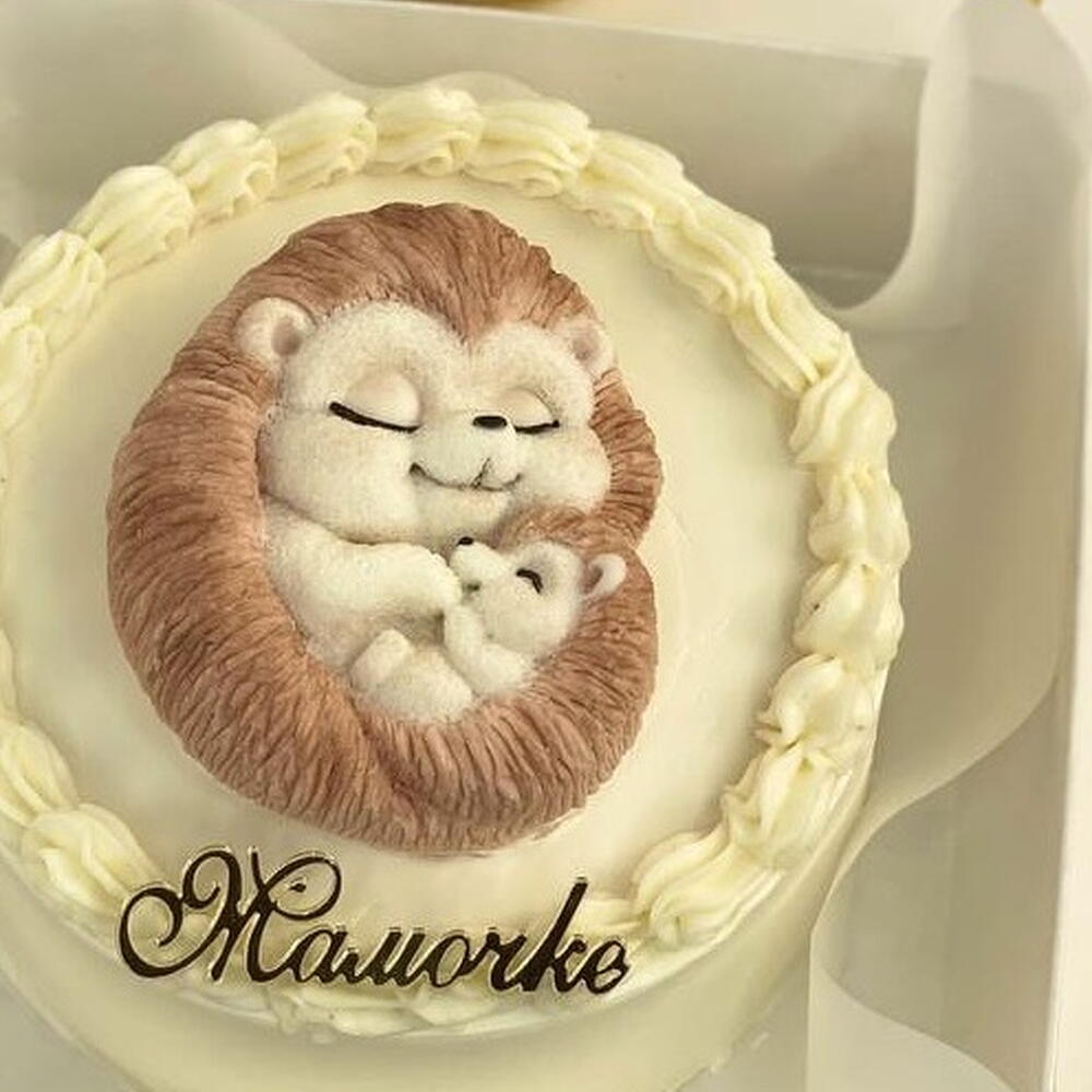 Бенто торт ежики на день Матери