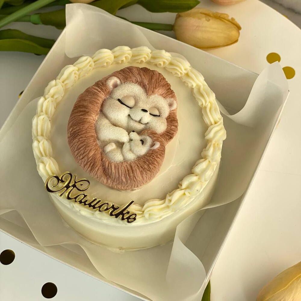 Бенто торт ежики на день Матери