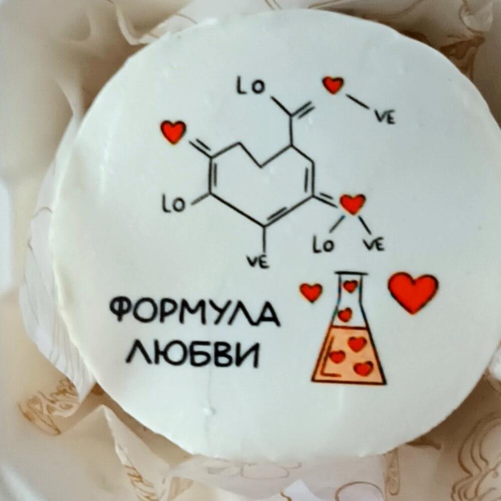 Бенто торт Формула любви на 14 февраля