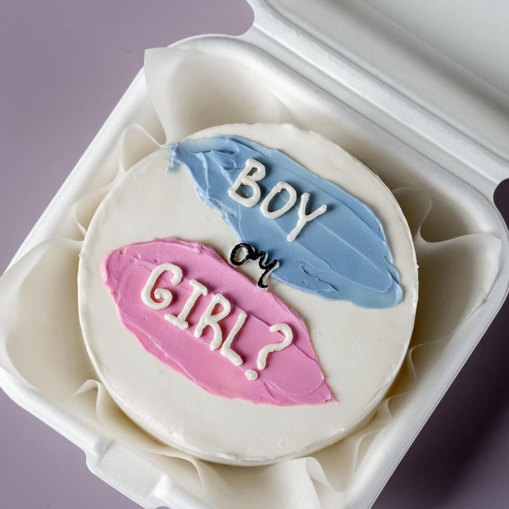 Бенто-торт гендер «boy or girl?»