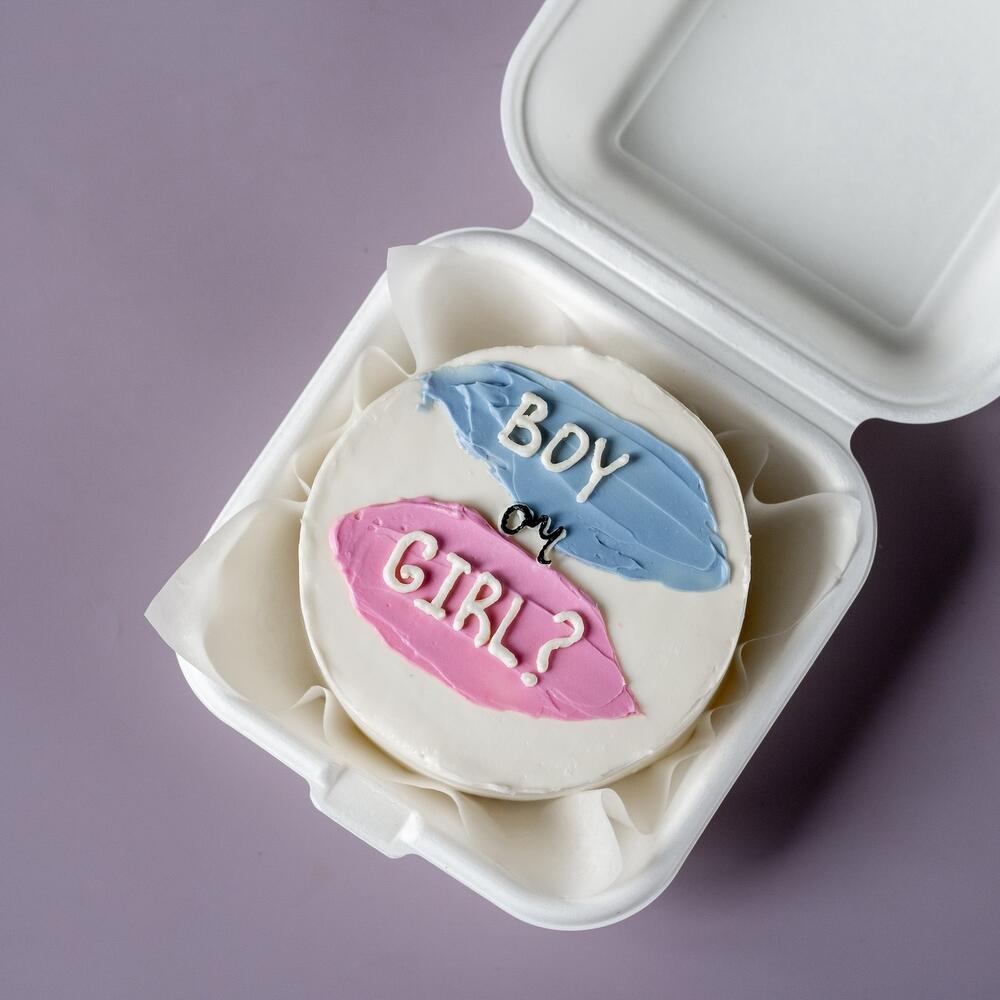 Бенто-торт гендер «boy or girl?»