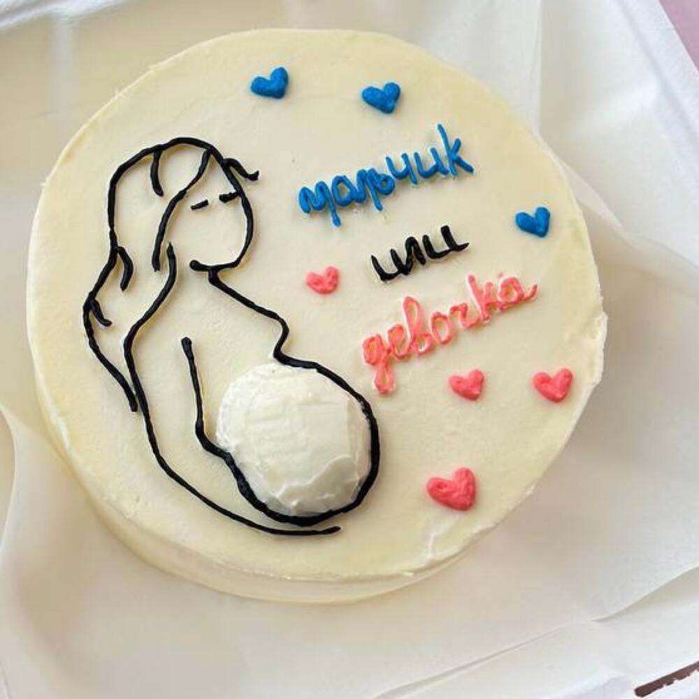 Бенто торт гендер пати