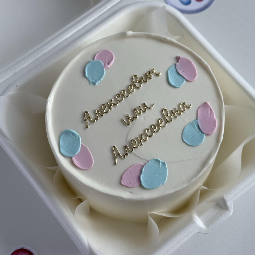 Бенто торт Гендерный / бенто торт на определение пола