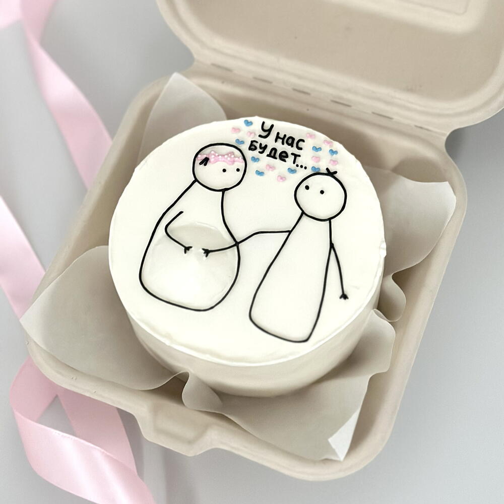 Бенто торт гендерный пол мальчик/девочка