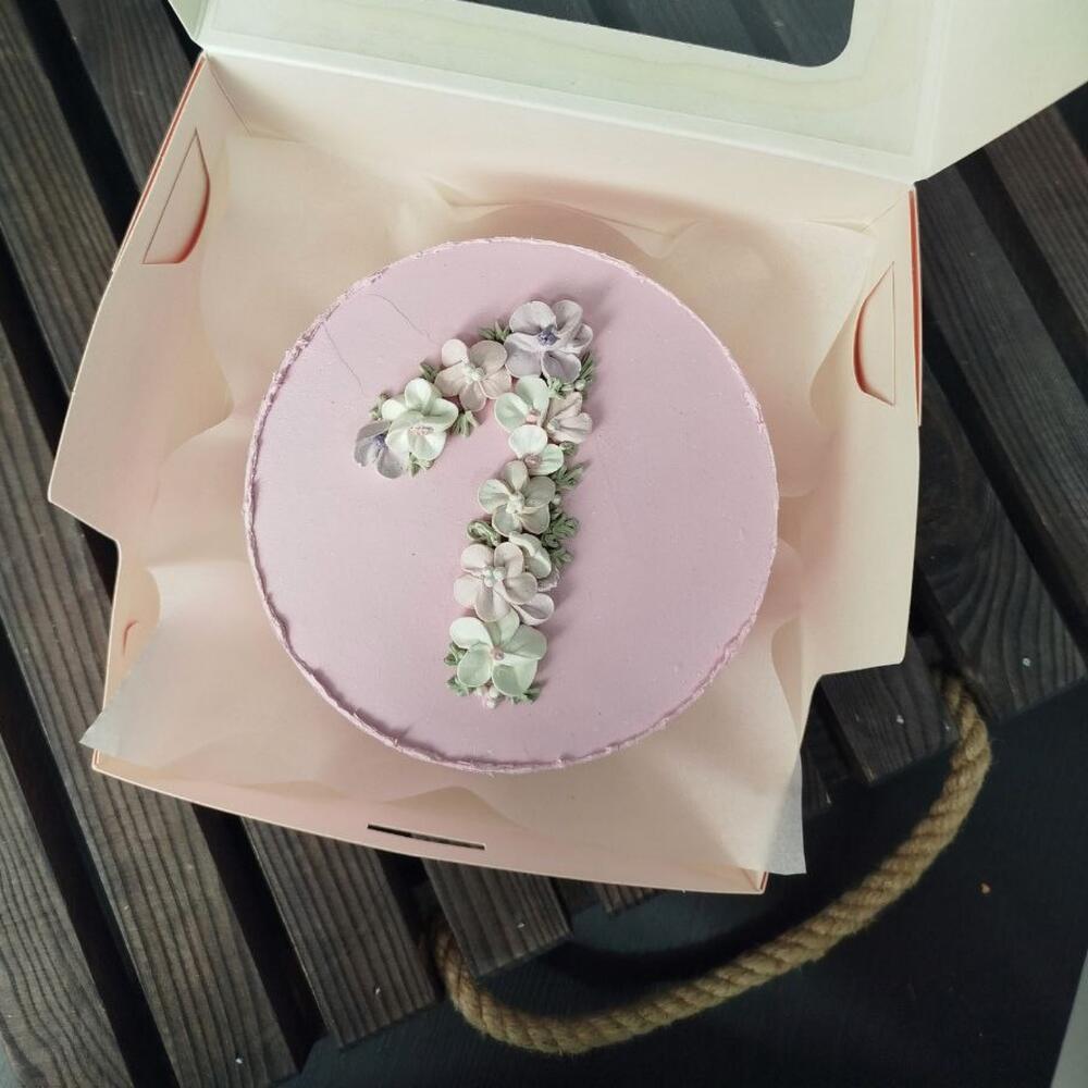 Бенто торт годик