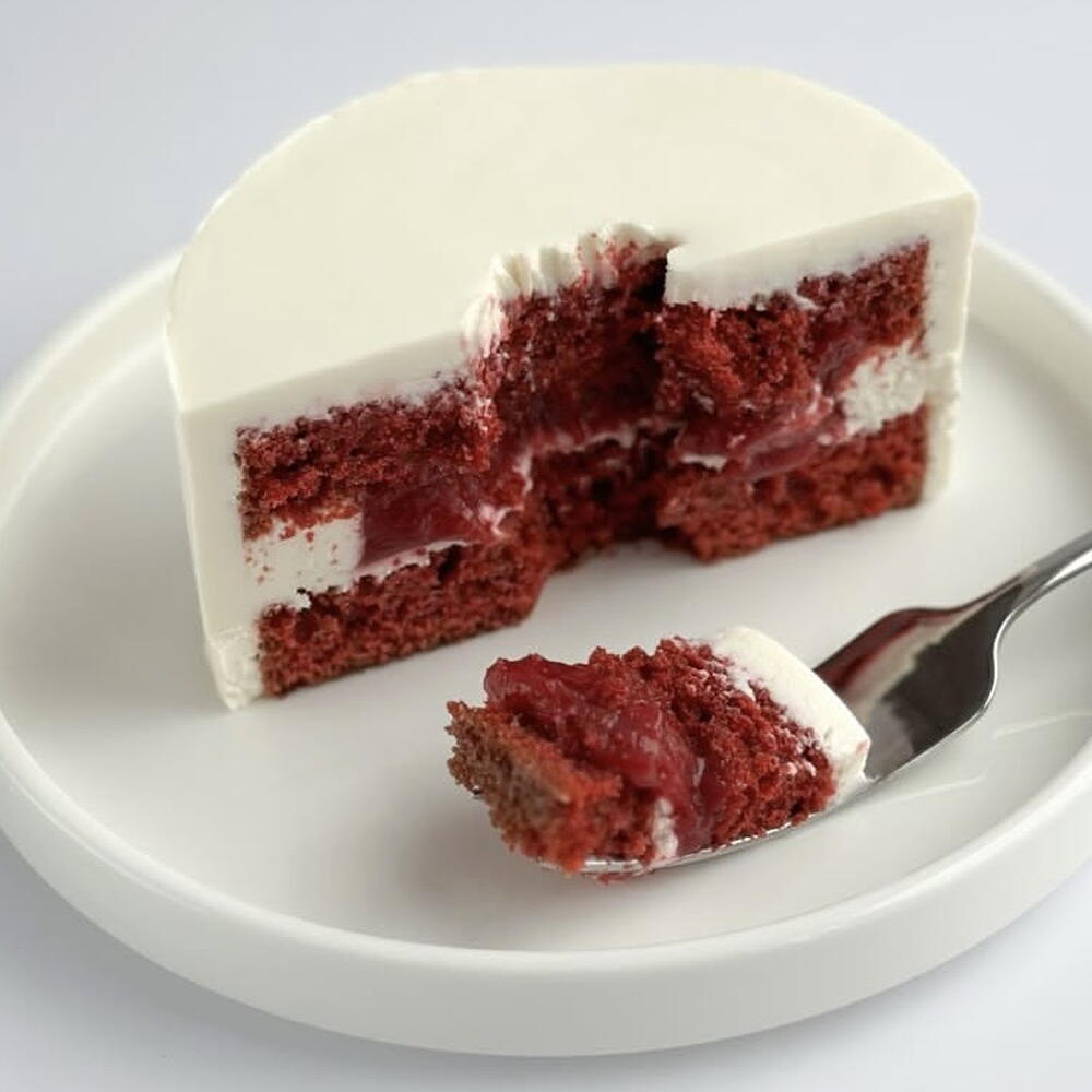 Бенто торт голубой с облаками