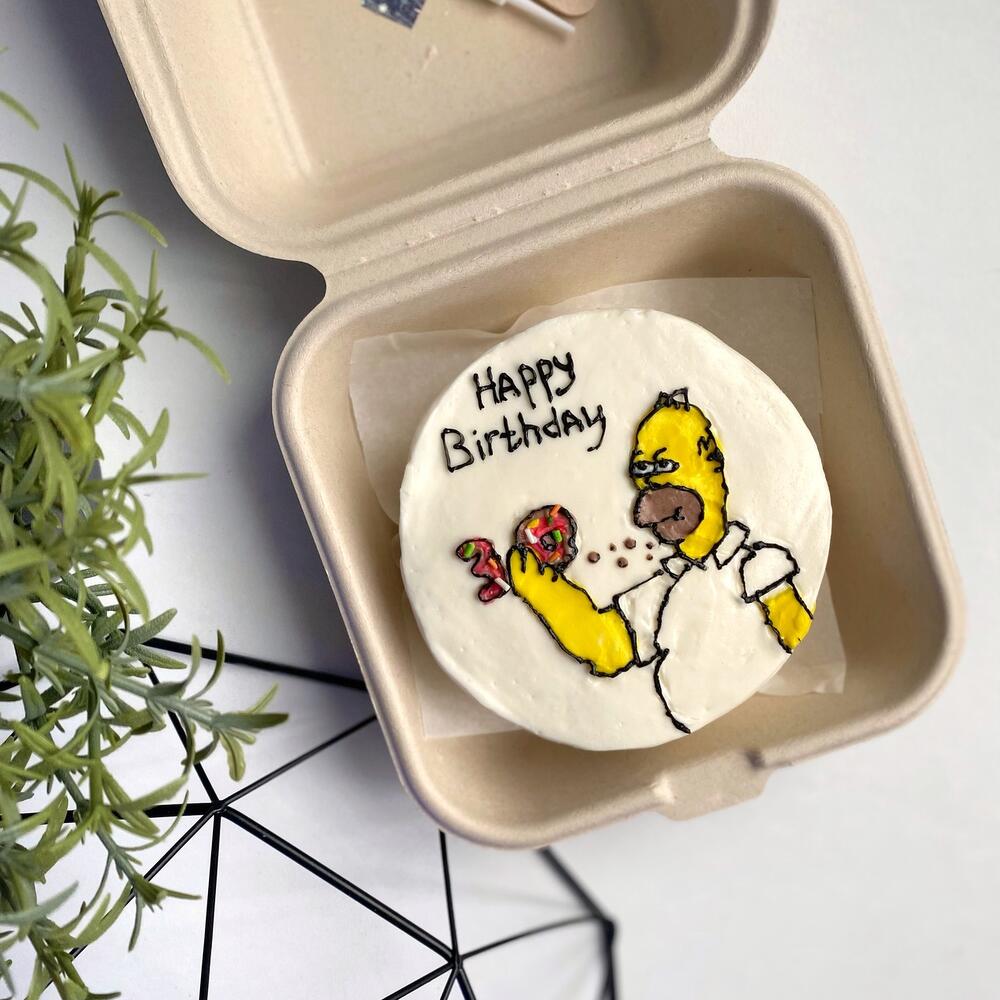 Бенто-торт Гомер