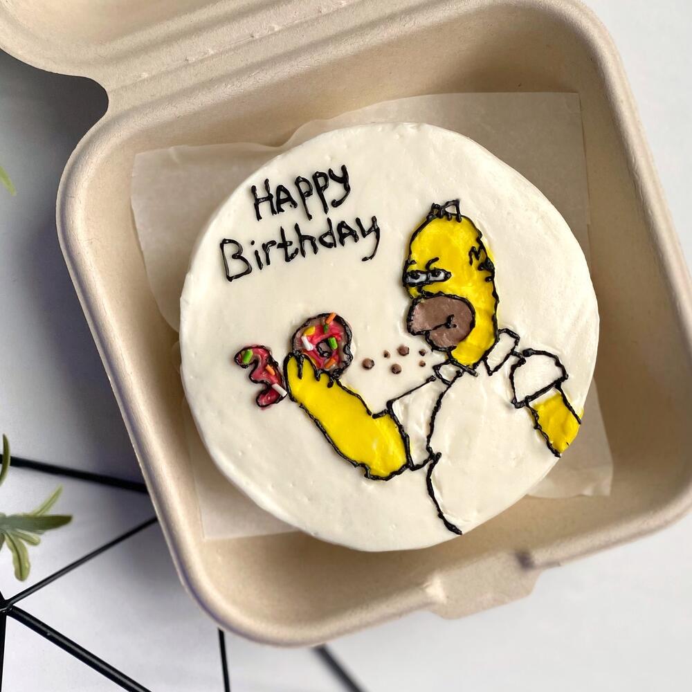 Бенто-торт Гомер