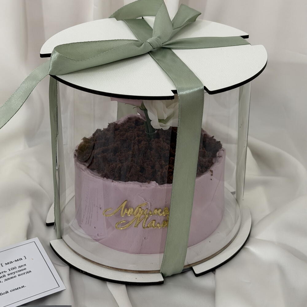 Бенто торт «Горшочек с цветочками»