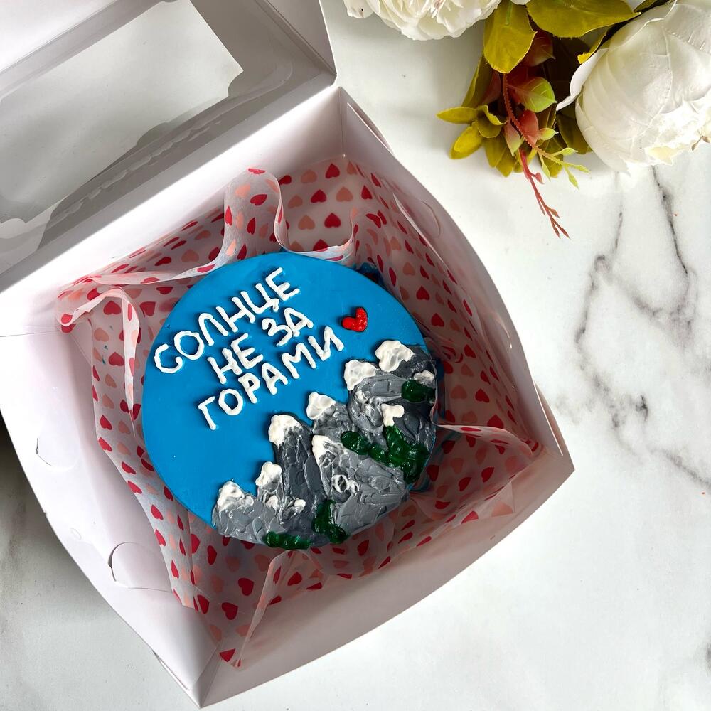 Бенто торт горы