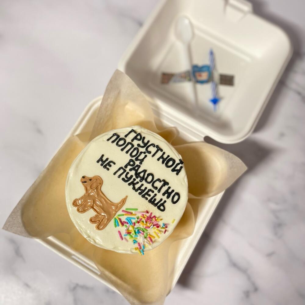 Бенто торт «Грустная опа»😅