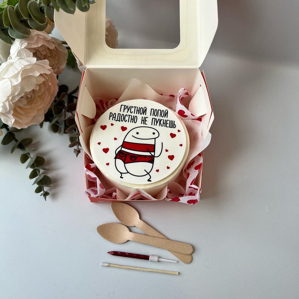 Бенто торт Грустной попой подруге, другу, девушке, жене, маме