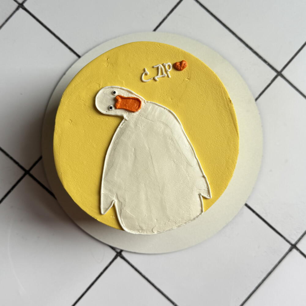 Бенто торт гусь