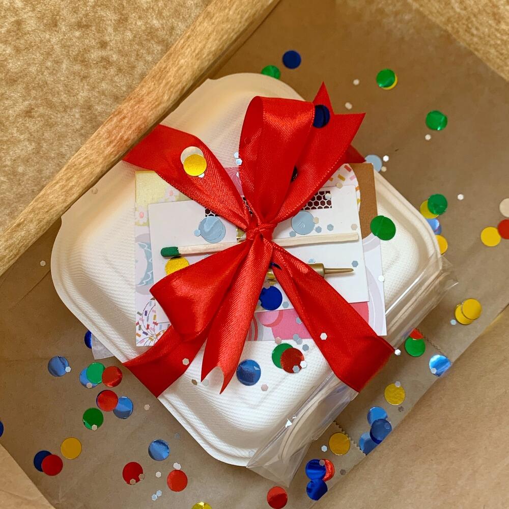 Бенто торт гусь «Ляяя ну что за красоту мама родила» на день рождения