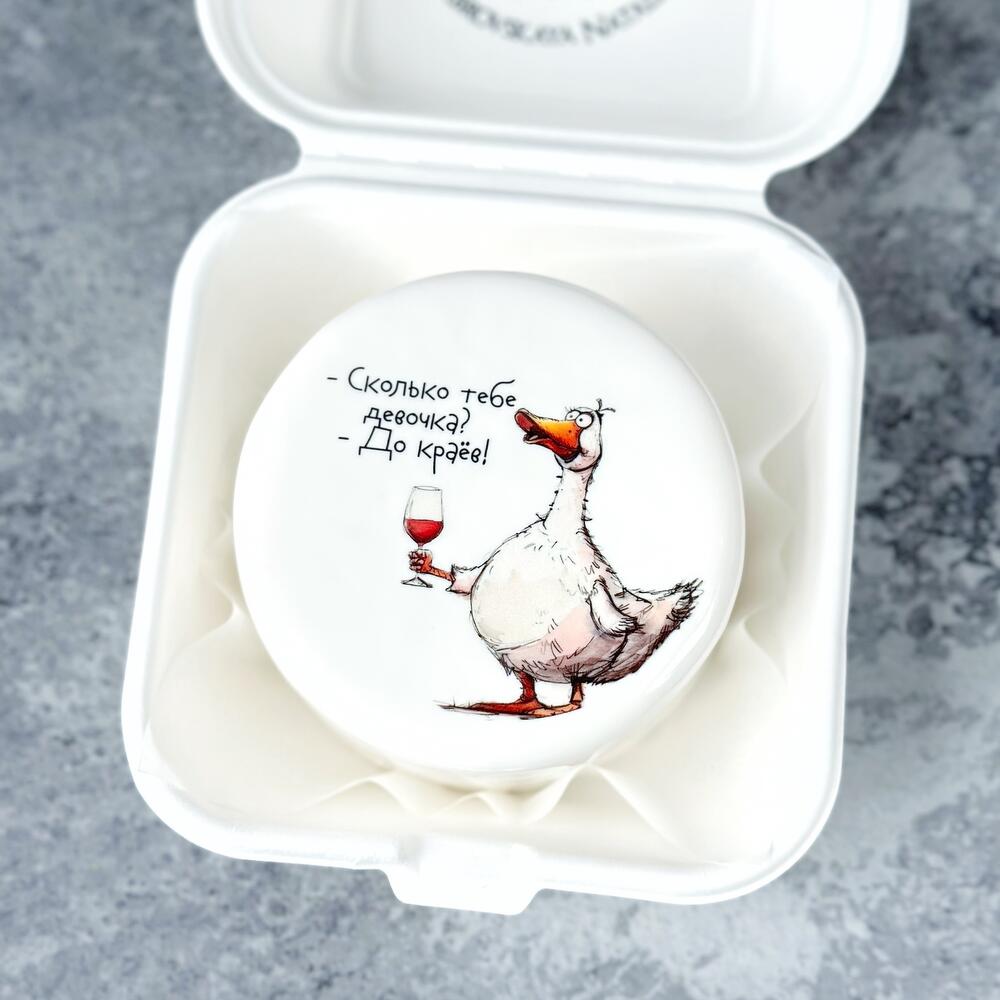 Бенто торт «Гусь» размер S