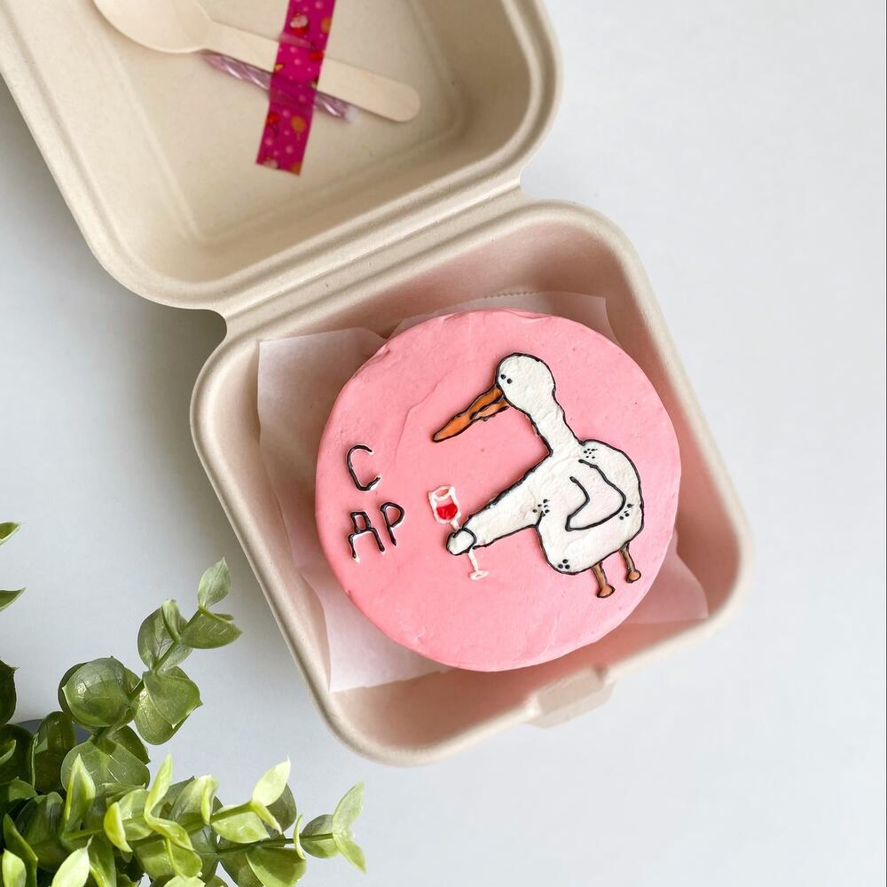 Бенто торт «Гусь с Др»