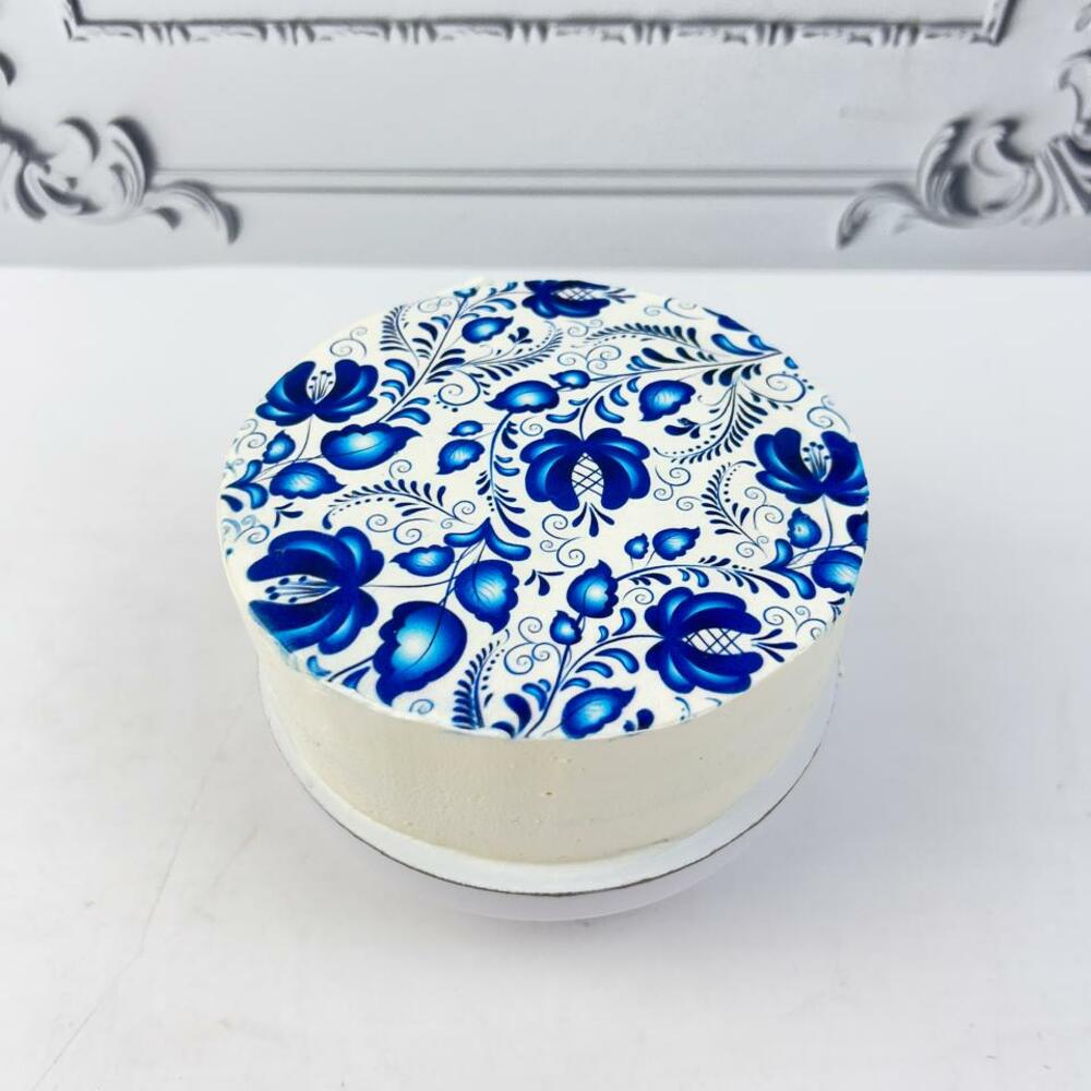 Бенто торт Гжель