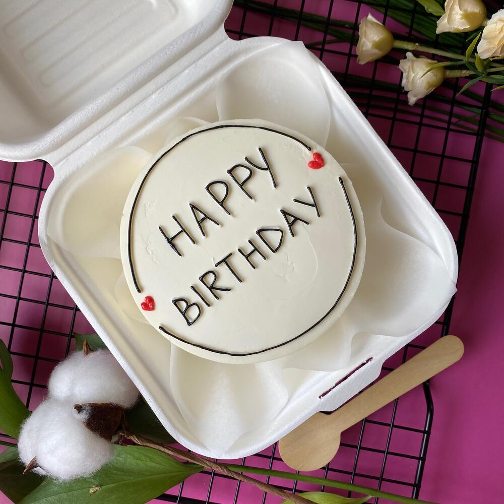 Бенто-торт happy