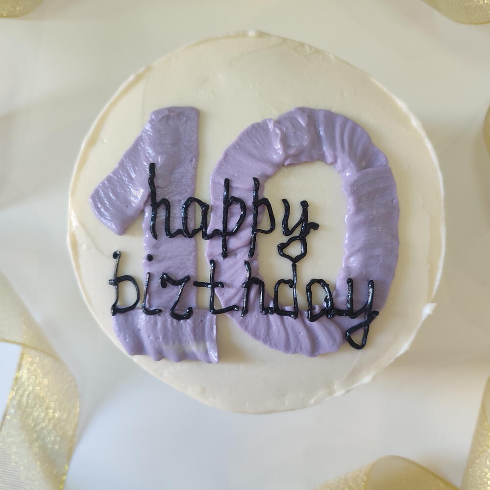 Бенто торт "Happy birthday 10"