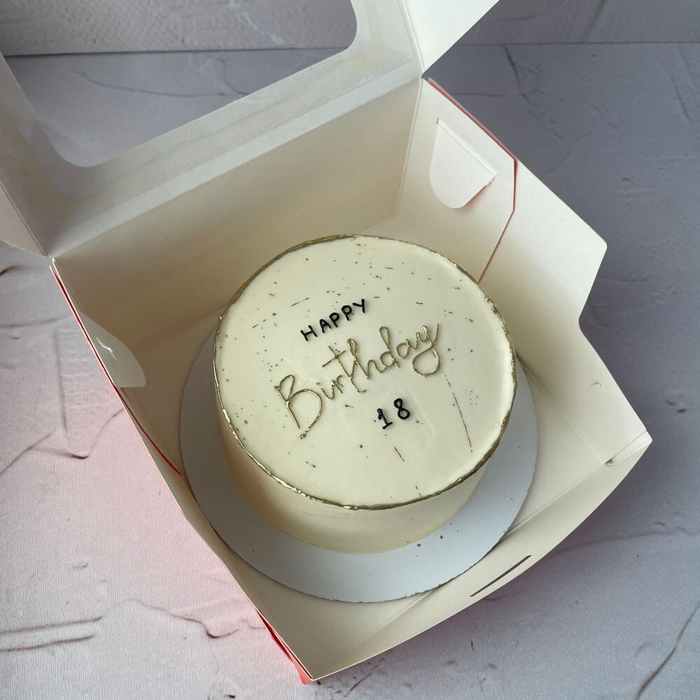 Бенто торт happy birthday 18