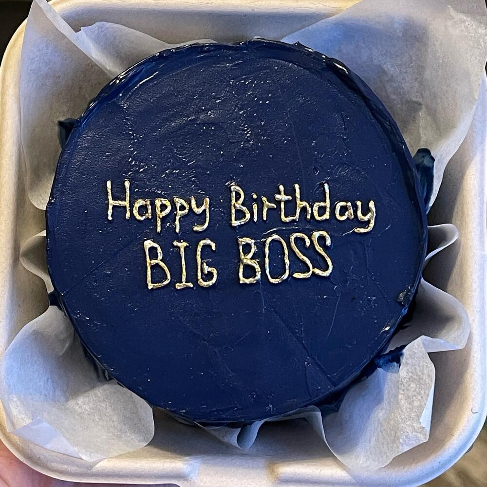 Бенто-торт «happy birthday BIG BOSS