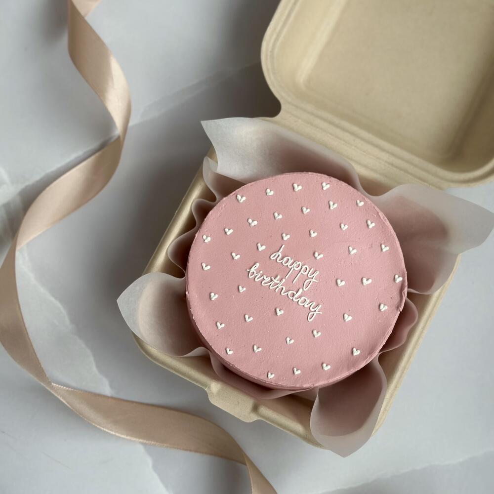 Бенто-торт happy birthday для девушки, жены, подруги, мамы, сестры