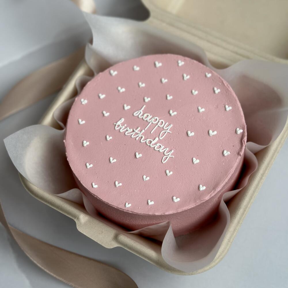 Бенто-торт happy birthday для девушки, жены, подруги, мамы, сестры