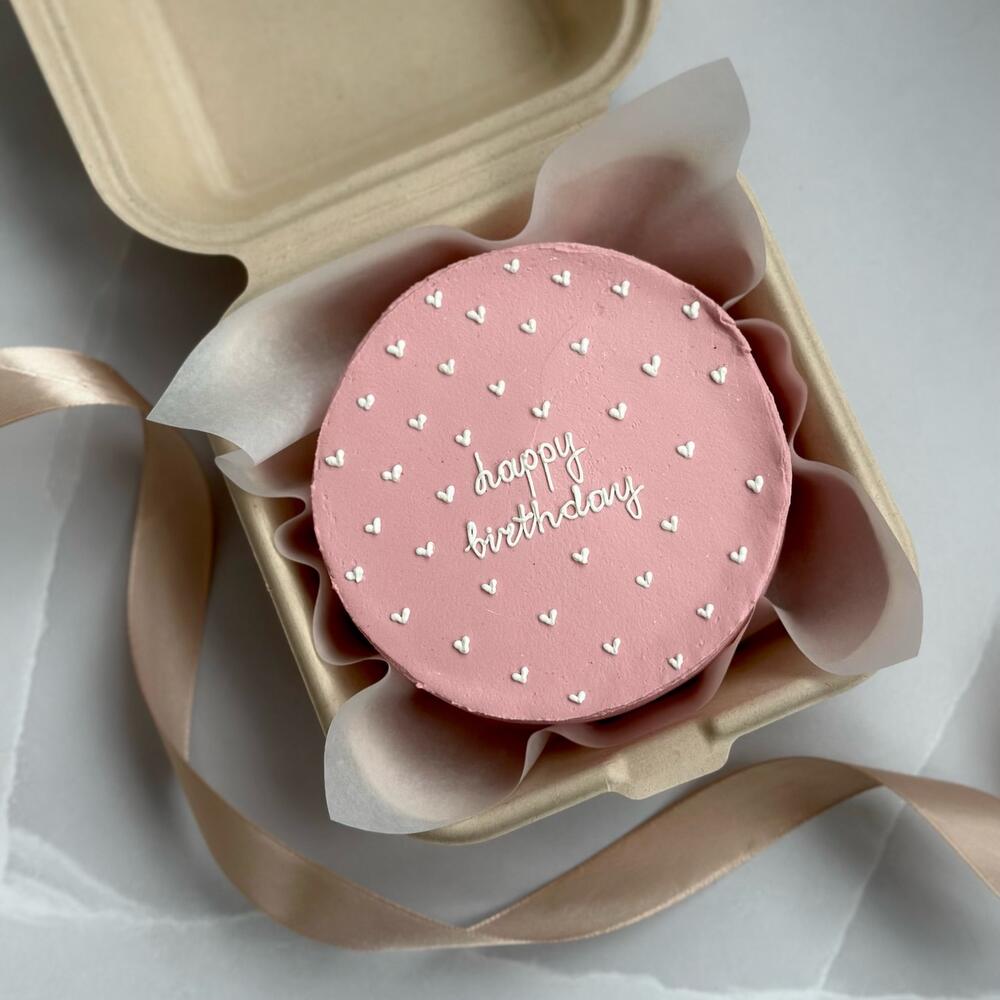 Бенто-торт happy birthday для девушки, жены, подруги, мамы, сестры