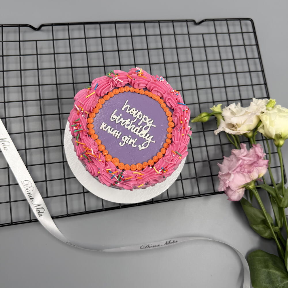 Бенто торт happy birthday клин girl