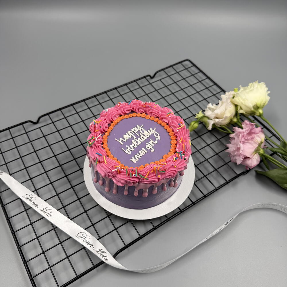 Бенто торт happy birthday клин girl