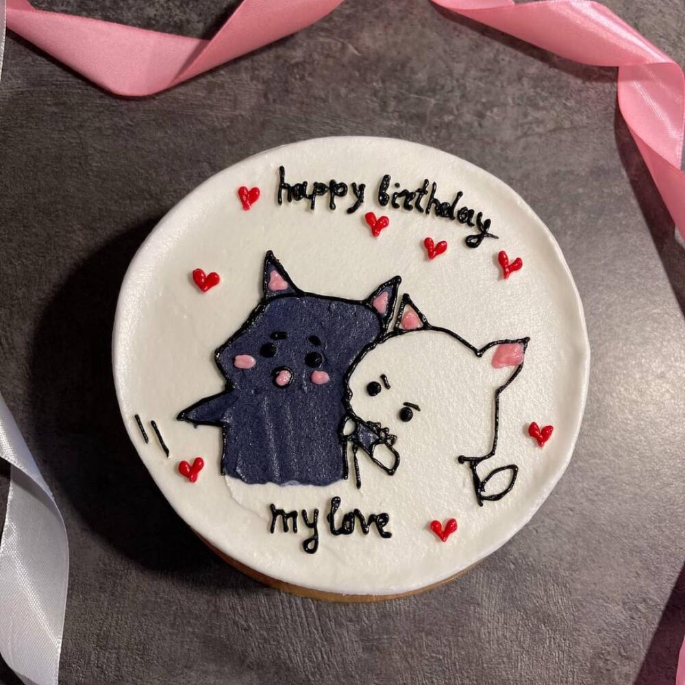 Бенто торт happy birthday love