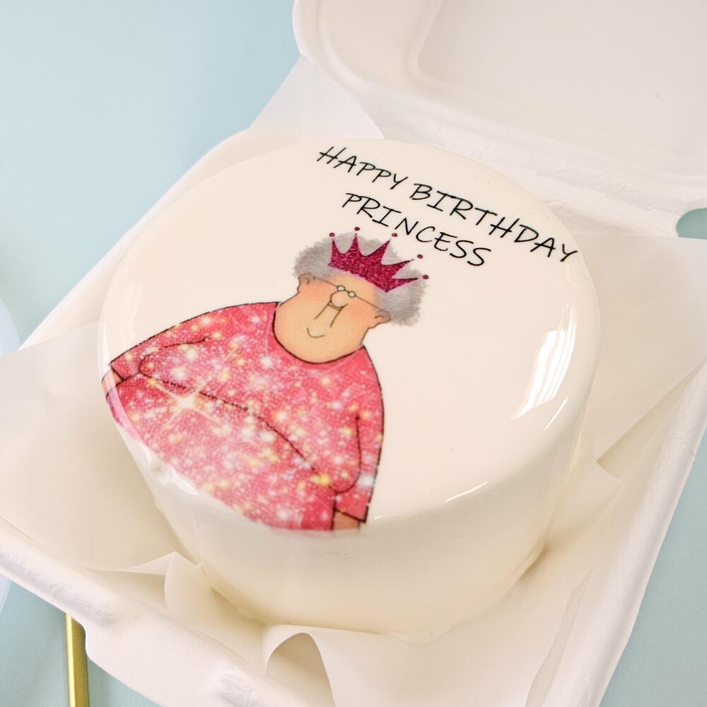 Бенто торт happy birthday princess в подарок на день рождения