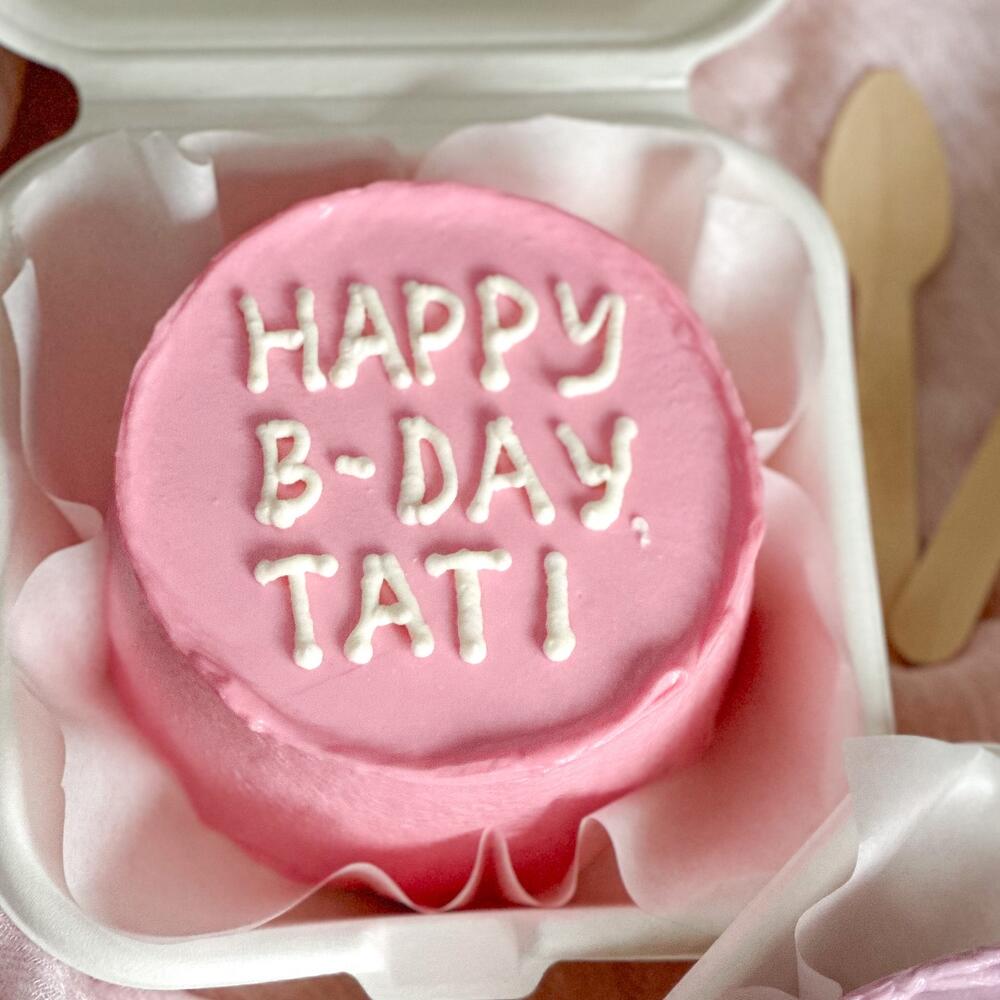 Бенто торт «Happy Birthday, Tati»
