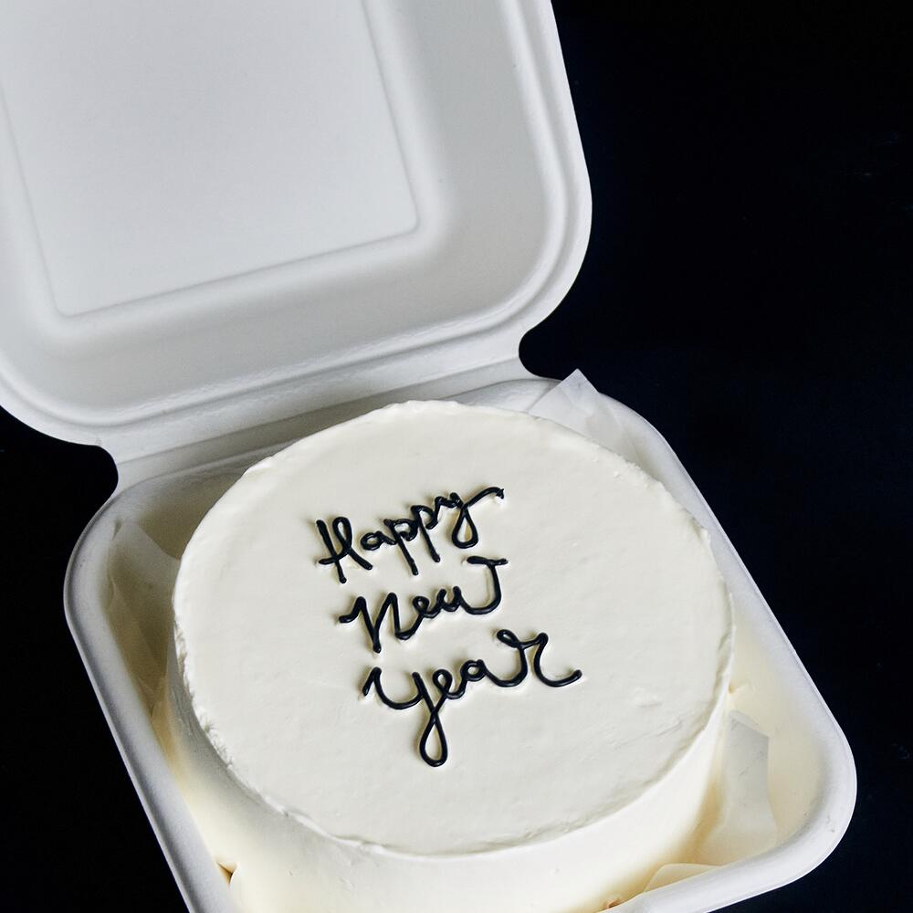 Бенто торт "Happy New Year" на Новый год