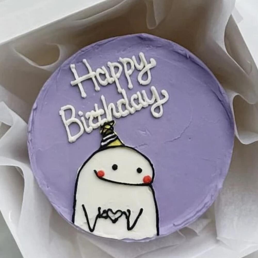 Бенто-торт "Happy с человечком"