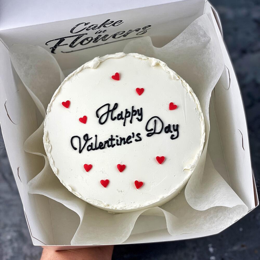 Бенто торт happy valentines