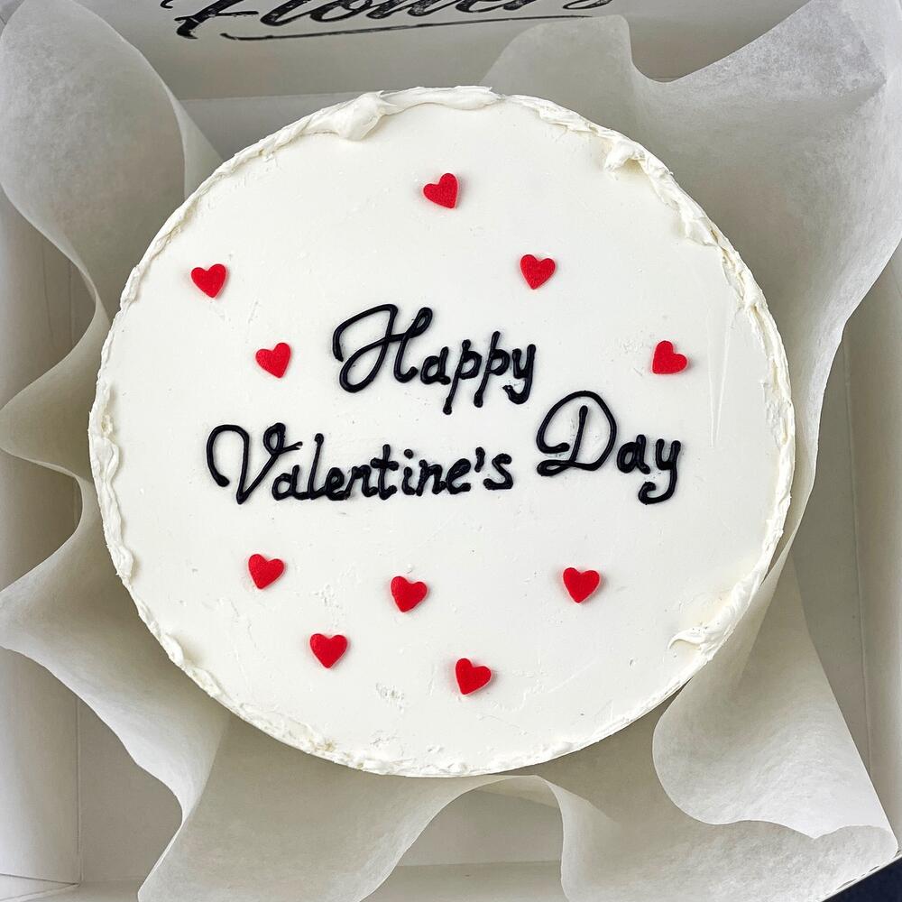 Бенто торт happy valentines