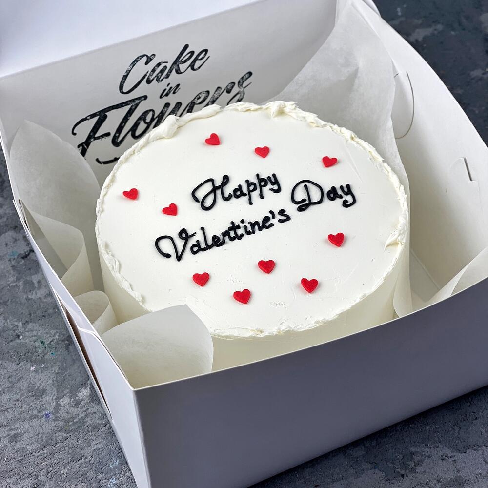 Бенто торт happy valentines