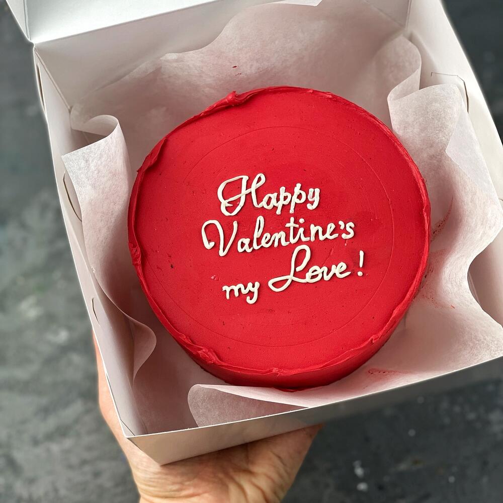 Бенто торт happy valentines my love