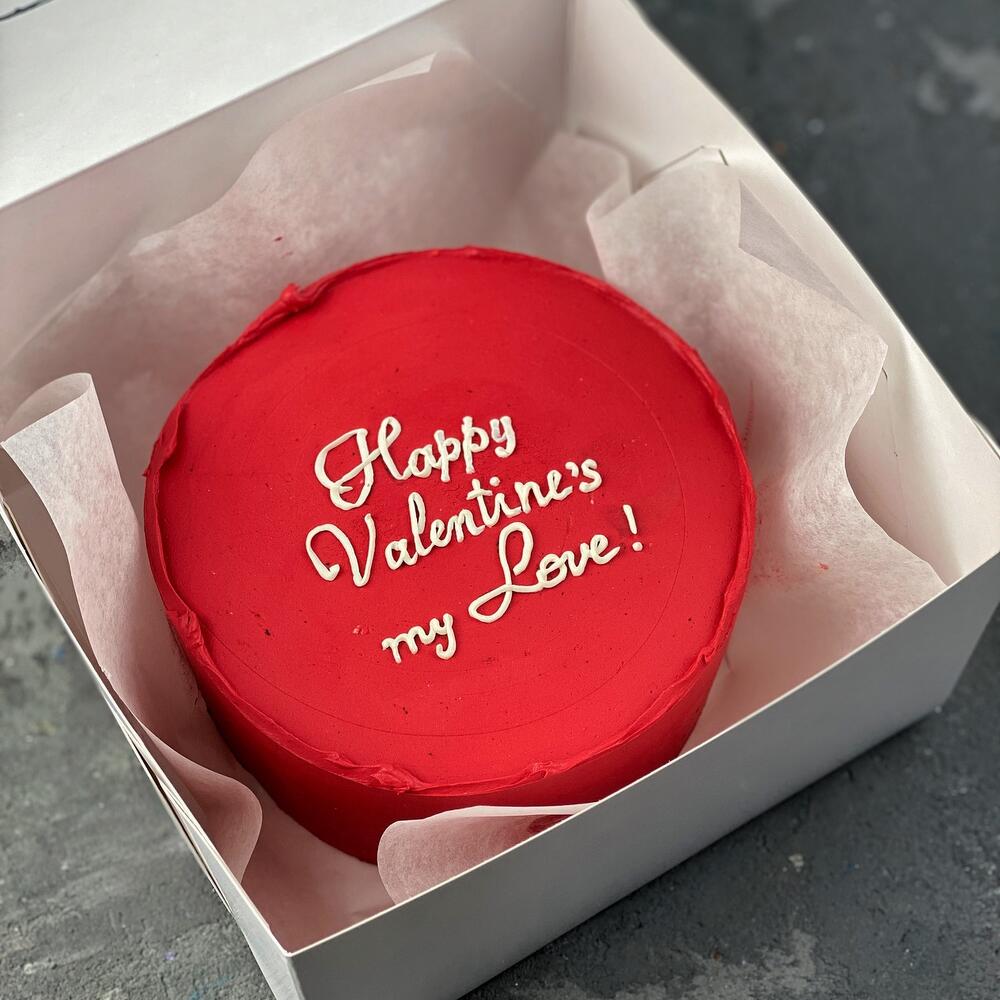Бенто торт happy valentines my love