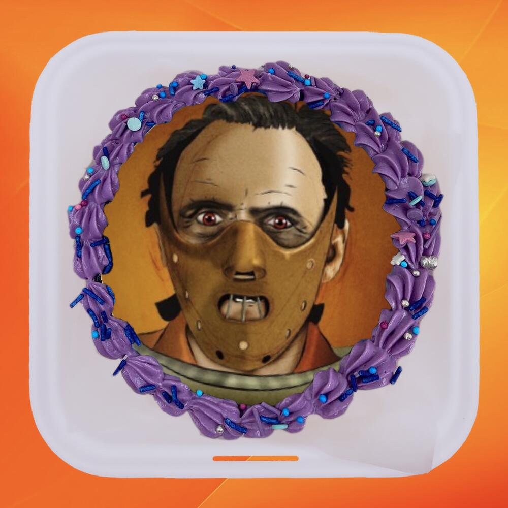 Бенто торт хеллоуин Ганнибал Лектор