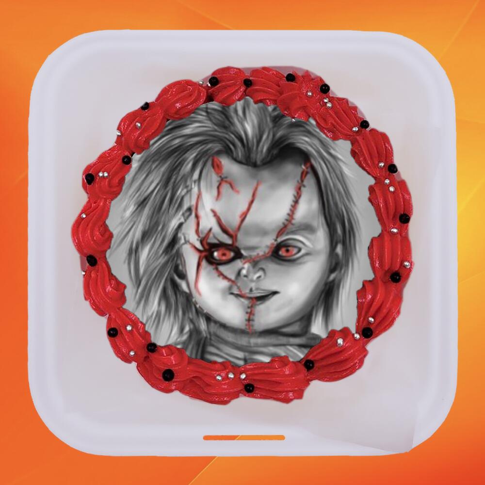 Бенто торт хеллоуин Кукла Чаки