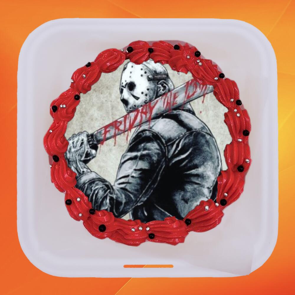 Бенто торт хеллоуин Пятница тринадцатое