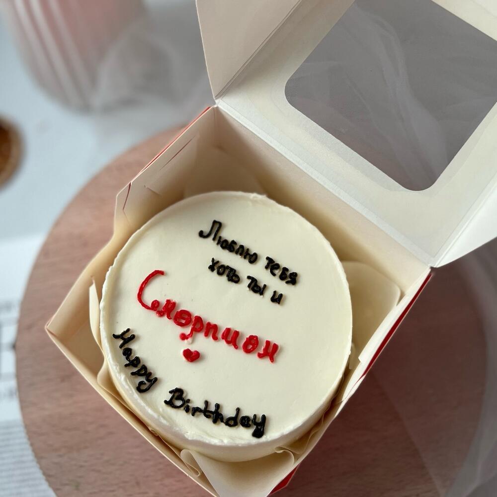 Бенто торт хоть ты и скорпион