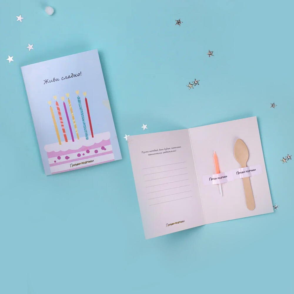 Бенто торт и 2 капкейка Свеча