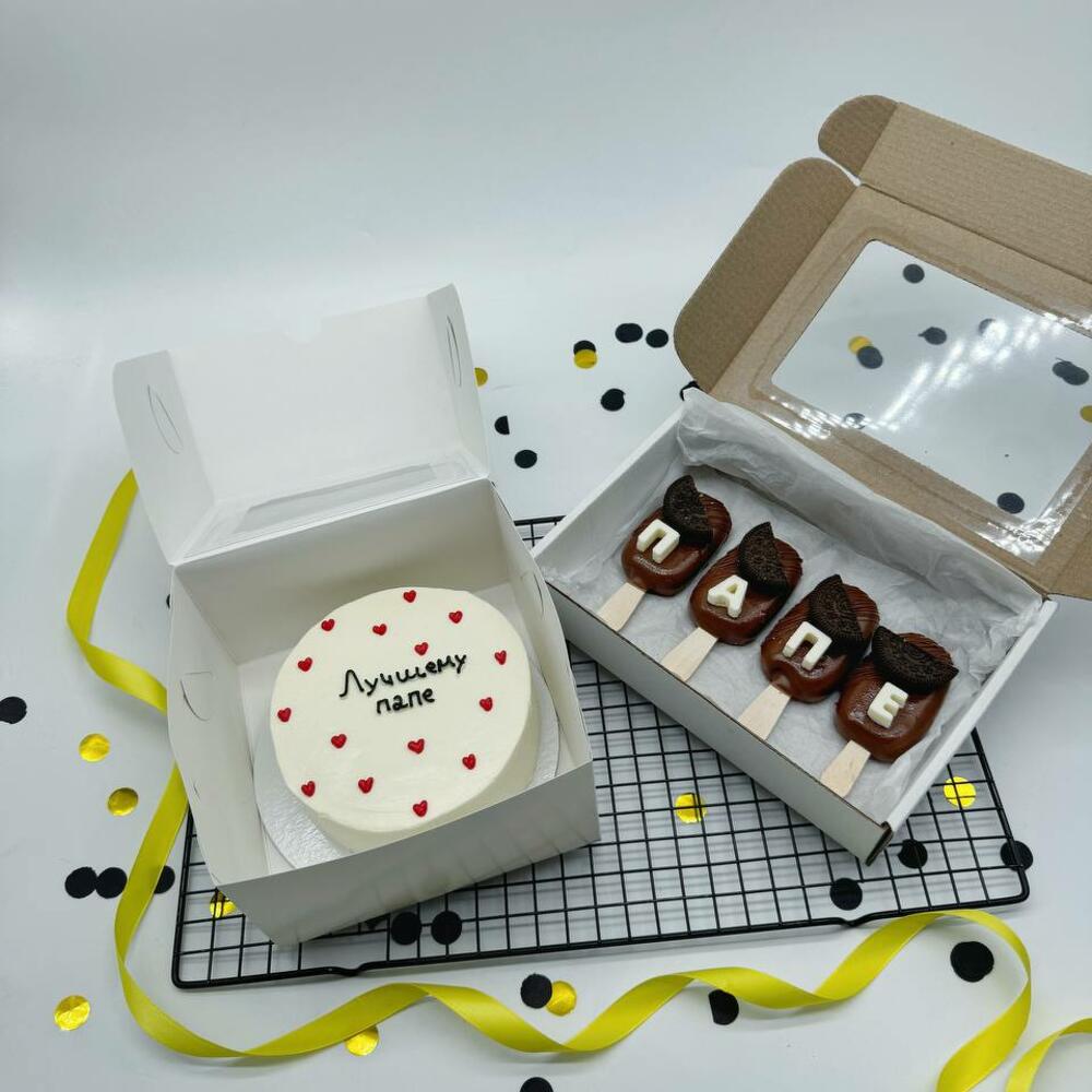 Бенто торт и Эскимо Картошка Папе на День Отца