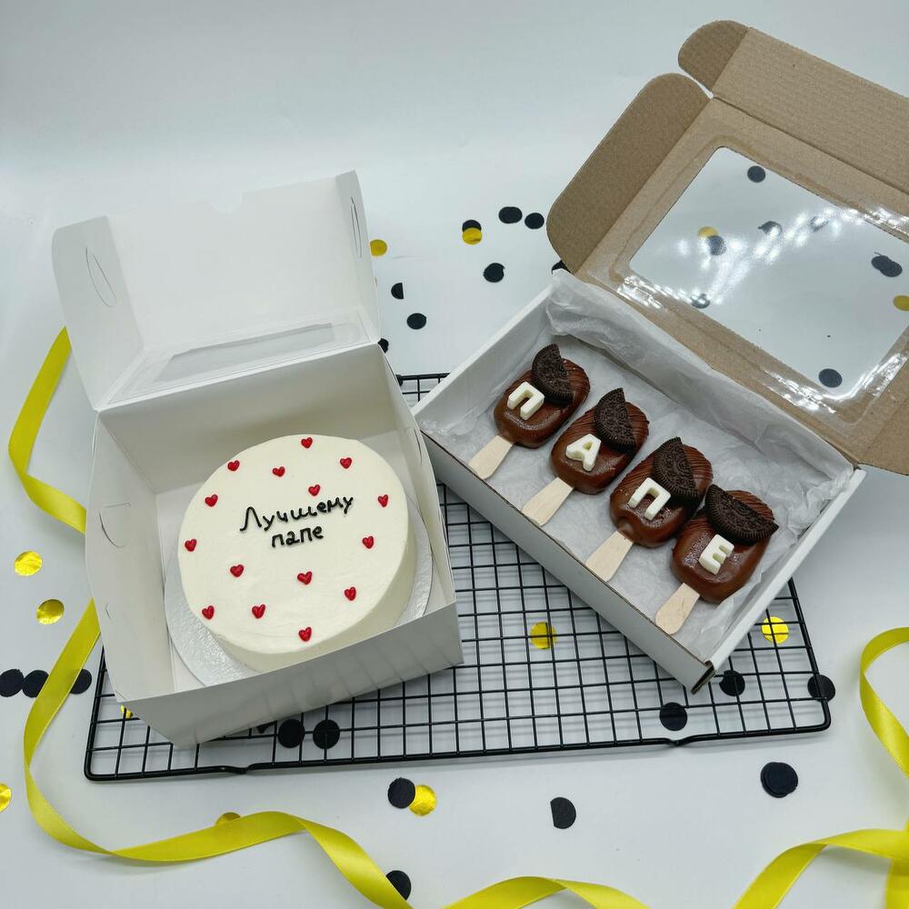 Бенто торт и Эскимо Картошка Папе на День Отца